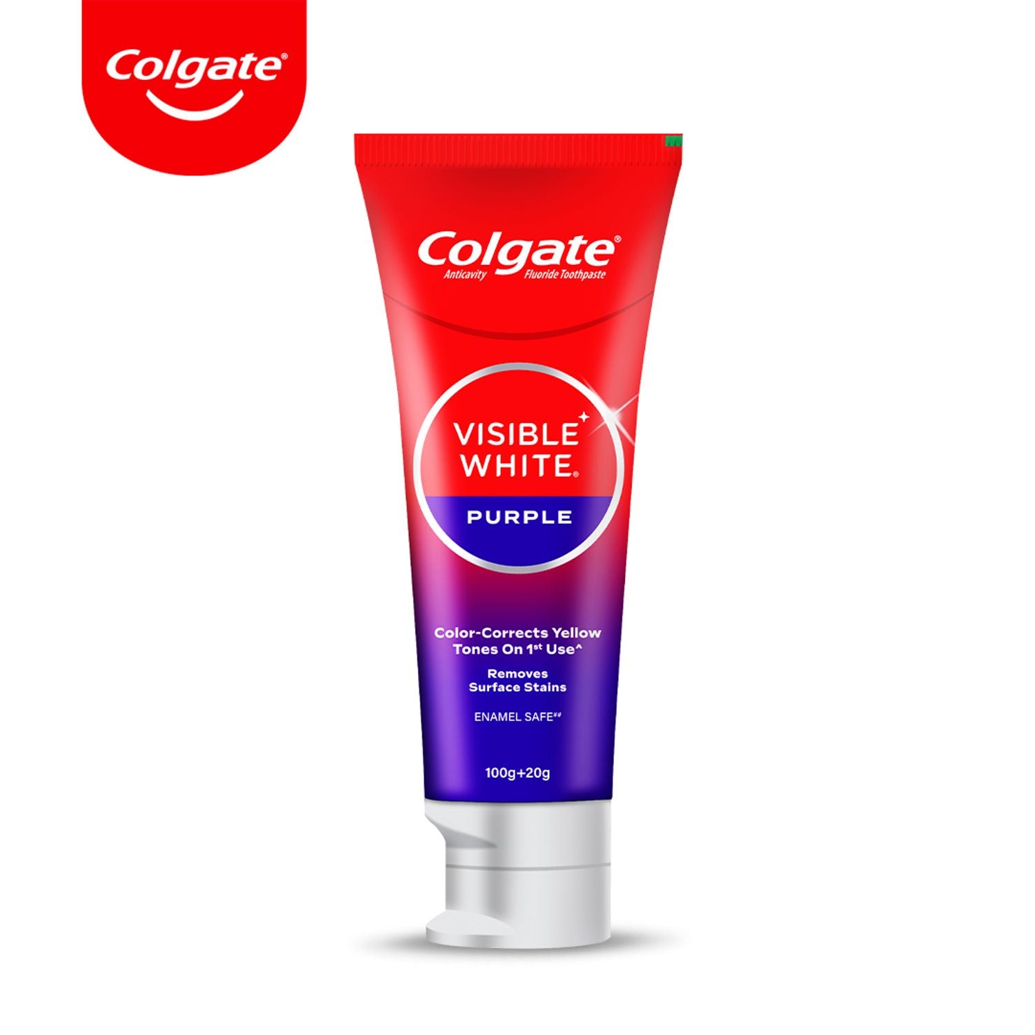 Colgate, 120g Visible White White Purple Toothpaste
